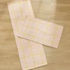 Springtime Plaid Accent Rug or Runner