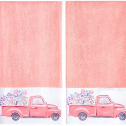 Spring Truck Shower Curtain or Valance