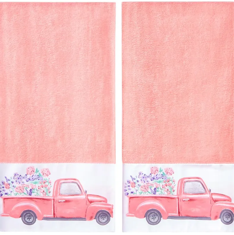 Spring Truck Shower Curtain or Valance
