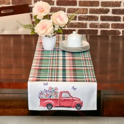 Spring Truck Table Runner or Set of 4 Placemats