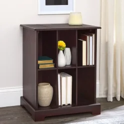 Square Country Style Accent Table with Storage 19