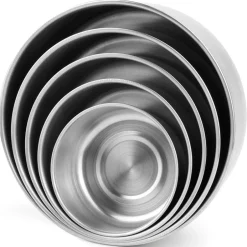 Stainless Steel Mixing Bowls Set with Lids Set of 5