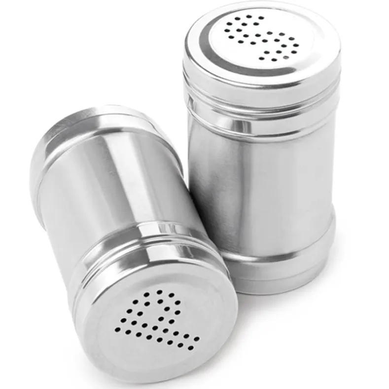 Stainless Steel Salt & Pepper Shakers