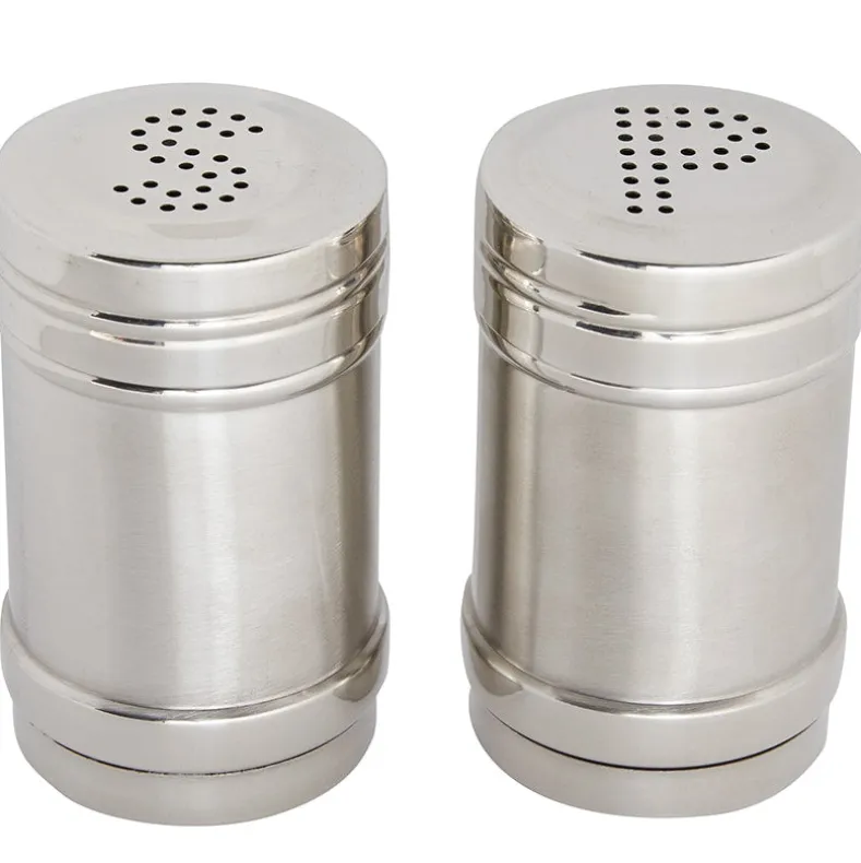 Stainless Steel Salt & Pepper Shakers