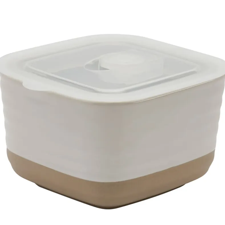 Stoneware Food Storage Container Set - 6-Pc.