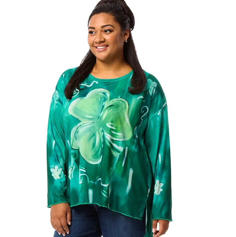 St. Patrick's Day Long Sleeve Women's Top
