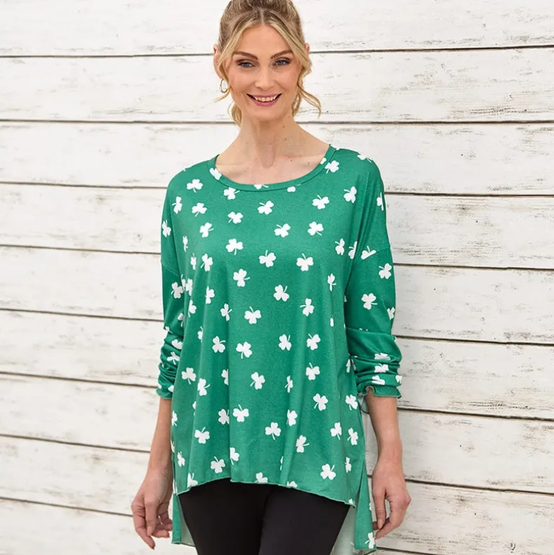St. Patrick's Day Long Sleeve Women's Top