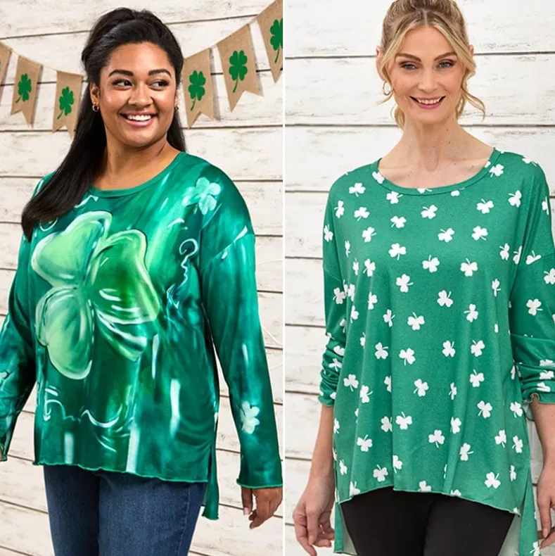 St. Patrick's Day Long Sleeve Women's Top