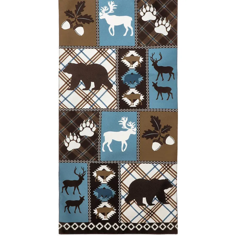 Table Runner or Set of 4 Placemats, Moose Lodge