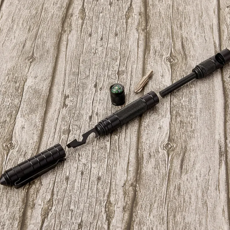 Tactical Multi-Tool Pen - Lightweight with Glass Breaker and Screwdriver