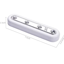 Tap Closet Lights One Touch Light Battery Operated Stick On