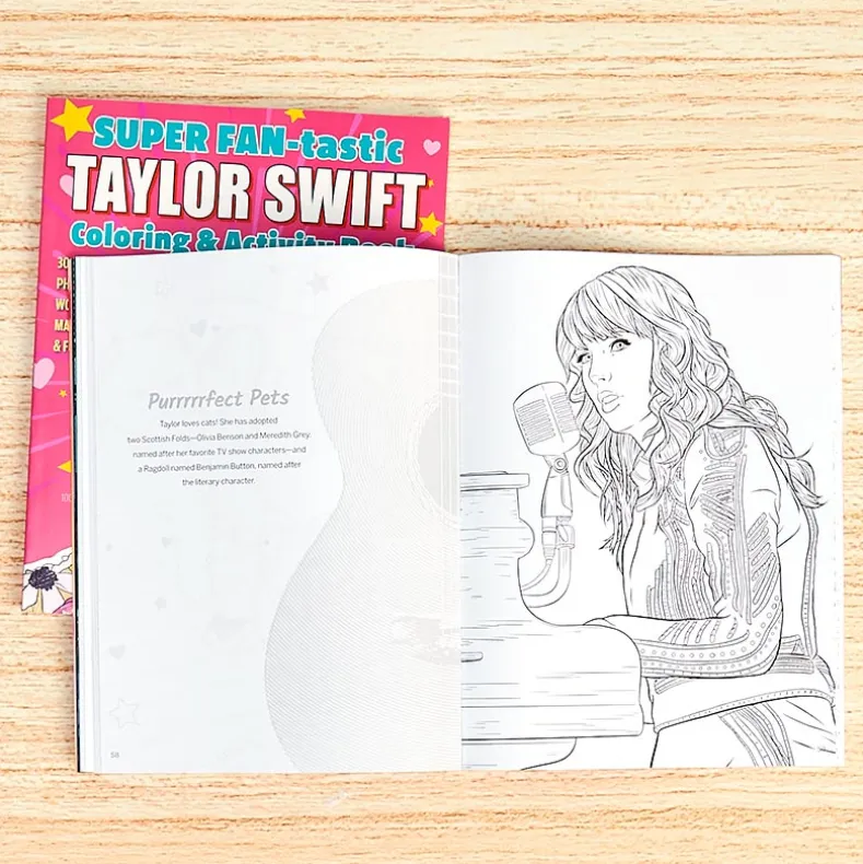 Taylor Swift Coloring and Activity Book