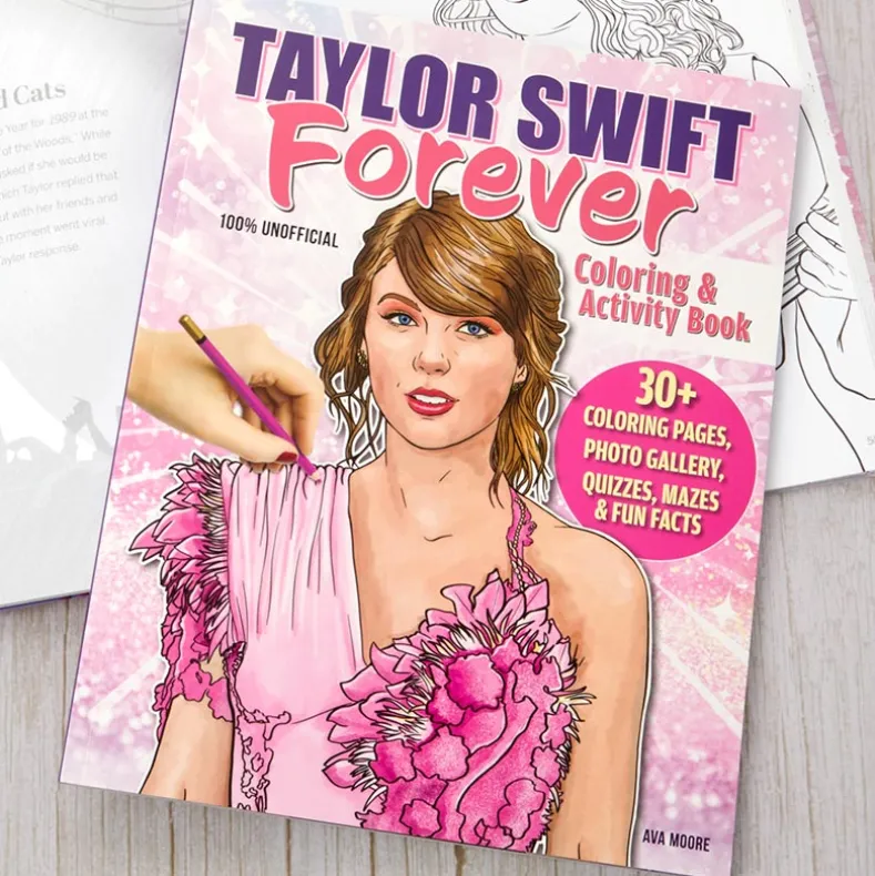 Taylor Swift Forever Coloring and Activity Book - Quizzes Puzzles Photos