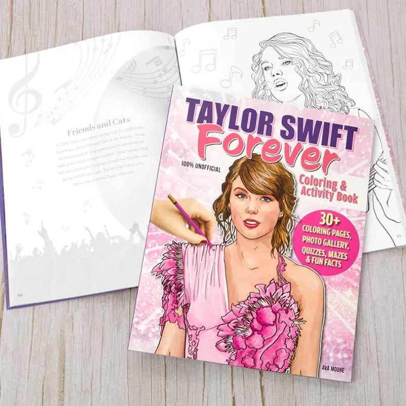 Taylor Swift Forever Coloring and Activity Book - Quizzes Puzzles Photos