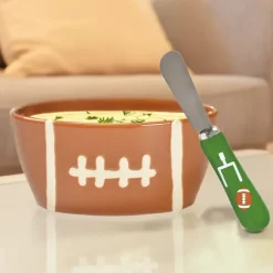 Temp-tations® Set of 2 Football Ramekins with Spreaders