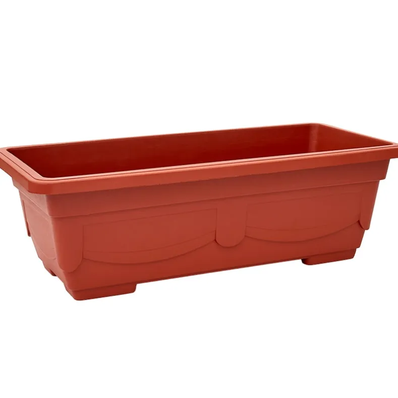 Terracotta-Style Gardening Window Box Planter