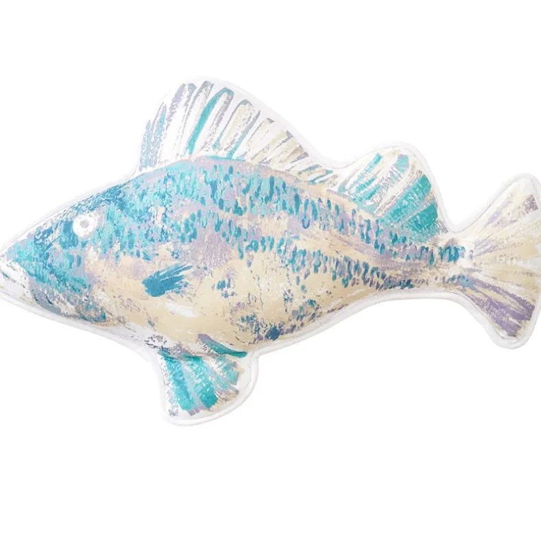 Tisa Fish Reversible Full/Queen or King Quilt, Sham, or Decorative Pillow