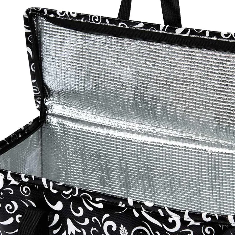 Two Lumps of Sugar Insulated Shopping Bag Foldable Reusable Cooler Tote