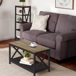 Two-Tone Farmhouse Living Room Furniture Collection
