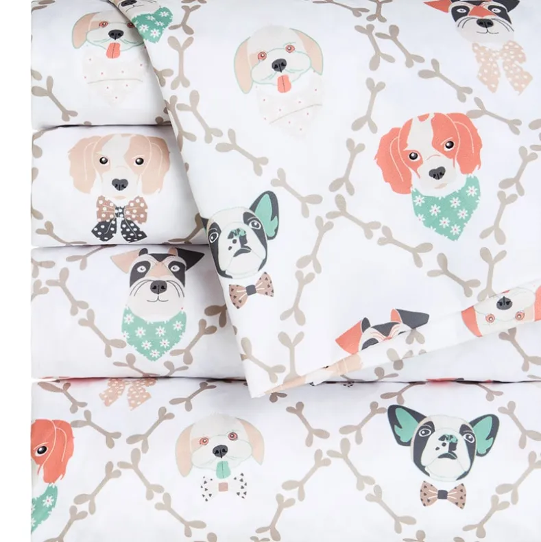 Ultra-Soft Microfiber Sheet Set Cats and Dogs