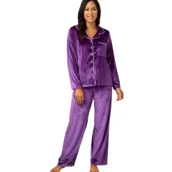 Velour Women's Pajama 2-Pc Set