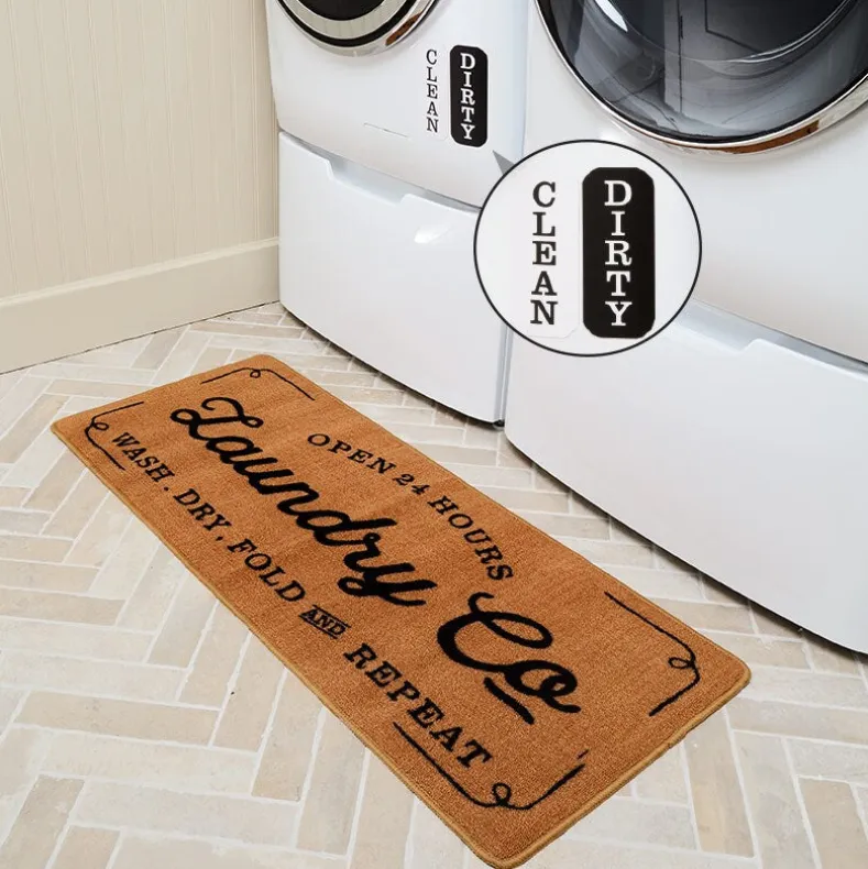 Vintage Laundry Room Decor - Magnets and Dryer Sheet Box