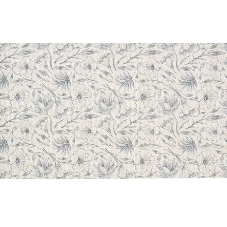 Washable Magnolia Floral Rugs or Runner