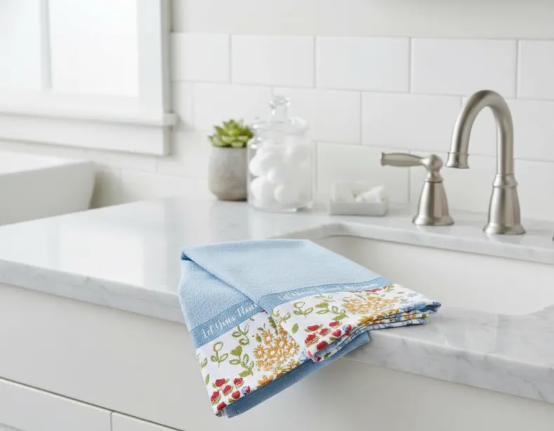 Watercolor Floral Bath Collection