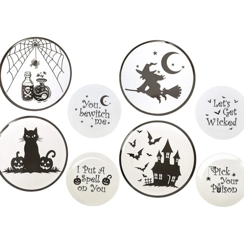 Whimsical Halloween Charger Plates- Set of 4
