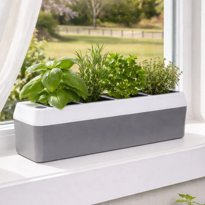 Windowsill Herb Planter - Self Watering
