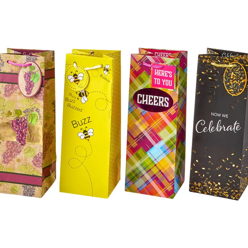 Wine Gift Bag Set - 4-Pk.