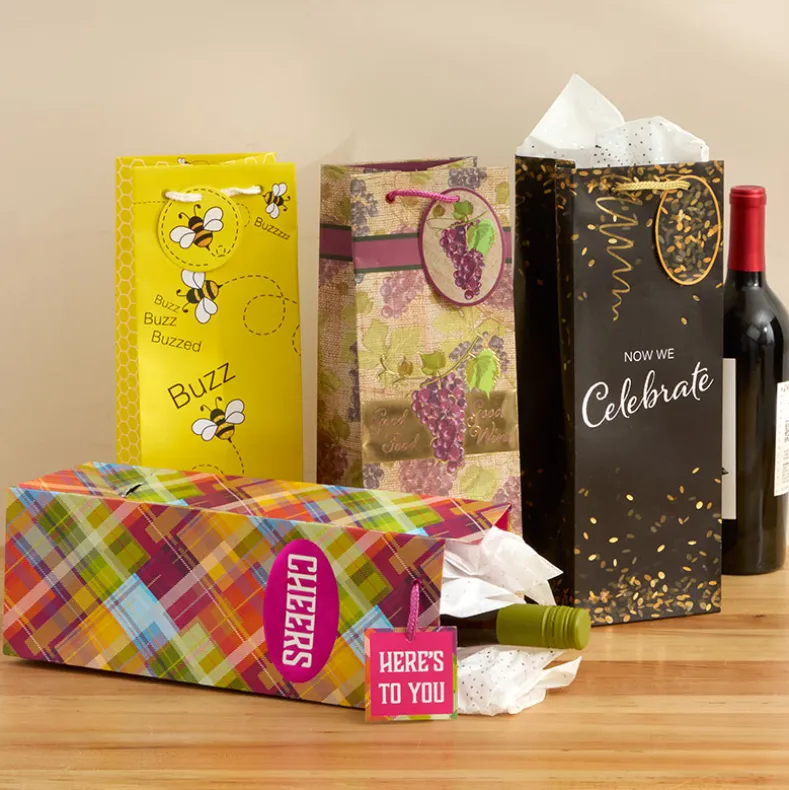 Wine Gift Bag Set - 4-Pk.