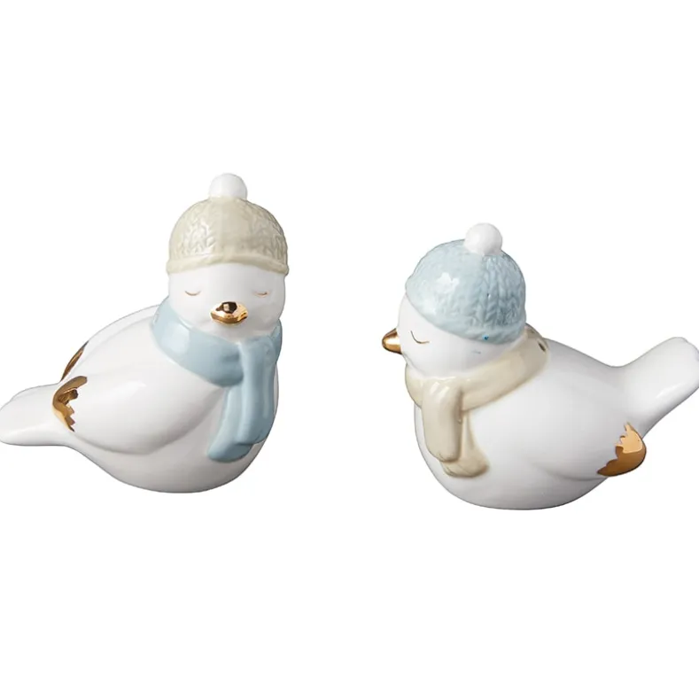 Winter Birds Salt and Pepper Shakers
