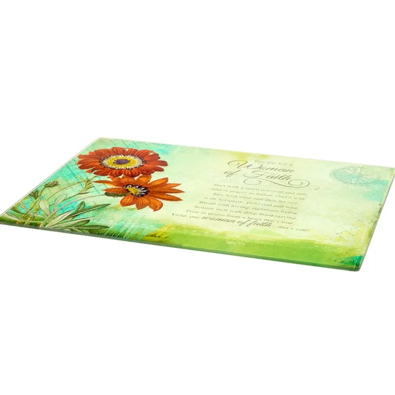 Woman of Faith Religious Kitchen Gifts - Utensil Crock or Cutting Board