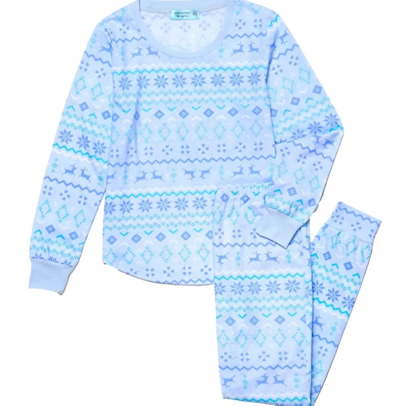 Women's Fair Isle Knit Pajama Set