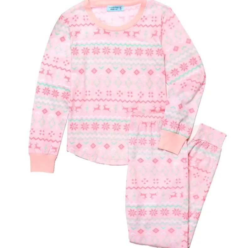 Women's Fair Isle Knit Pajama Set