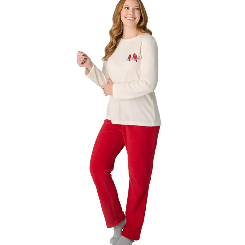 Women's Pajama Set 2-Pc. Cardinal