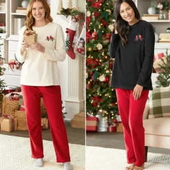 Women's Pajama Set 2-Pc. Cardinal