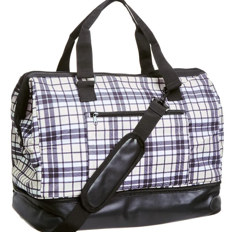 Women's Plaid Travel Duffle Bag