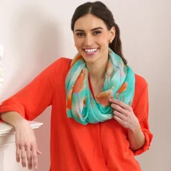 Women's Sheer and Lightweight Chiffon Scarf