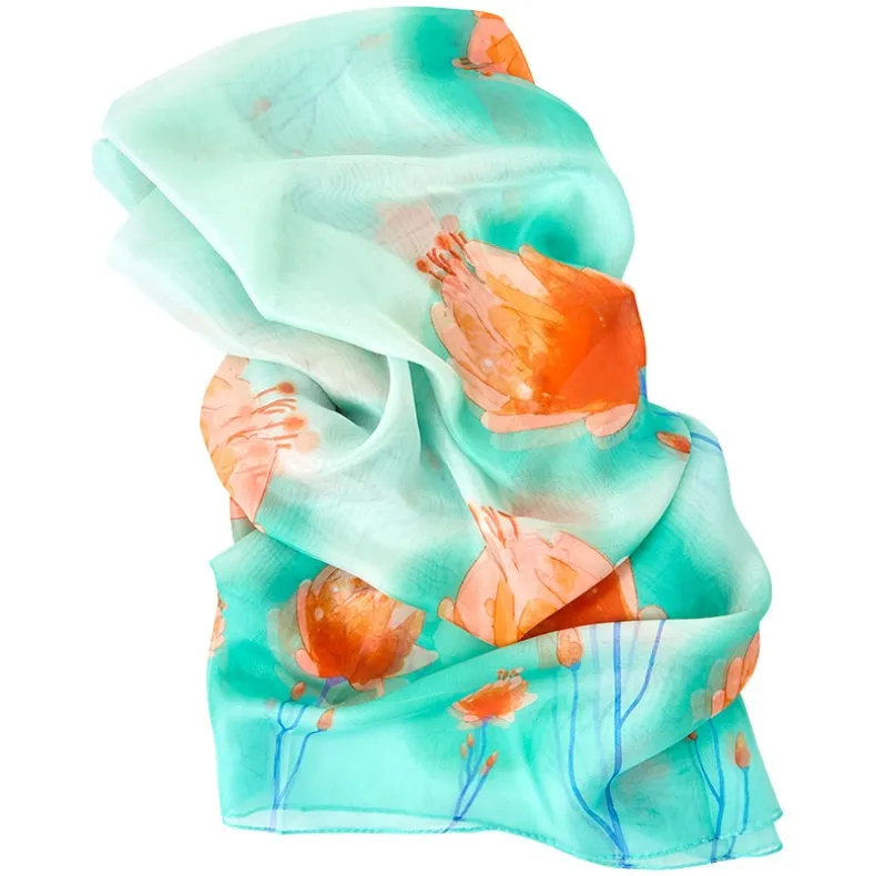 Women's Sheer and Lightweight Chiffon Scarf