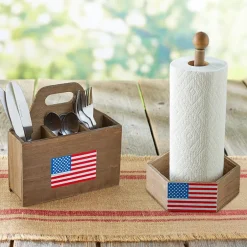 Wooden Americana Serving Collection