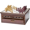 Wooden 15-in-1 Game Center - Family Fun with Chess, Checkers, and More