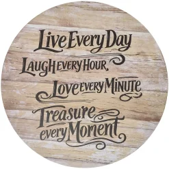 Wood Sentiment Printed 12