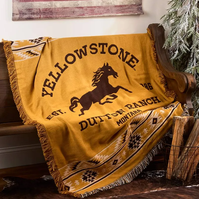 Yellowstone Woven Jacquard Throw 46" x 60"
